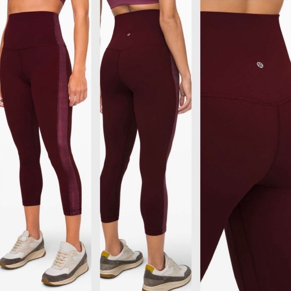 NWOT Lululemon Align Super High-Rise Crop *Velvet SPECIAL EDITION 2